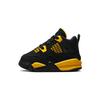Детские кроссовки Air 4 Retro TD Thunder 2023 Black Tour-Yellow BQ7670-017