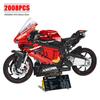 Technical Original 1:5 Motorcycle Motorbike Locomotive City Sports Cars Moc Modular Bricks Model Building Blocks Kids Toys Gifts