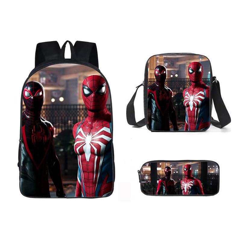 Backpack Three Piece Set Waterresistant Material Kids For