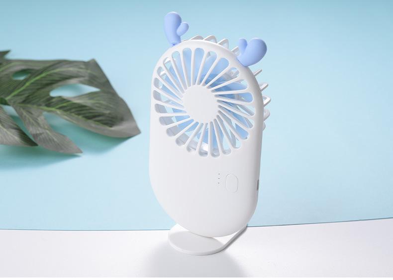 Portable Mini Handheld Fan with Stand and USB Charging