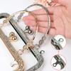 Bags Parts Metal Purse Frame Kiss Clasp Closure Clutch Sewing Purse Clasp  Making Purse Clasp