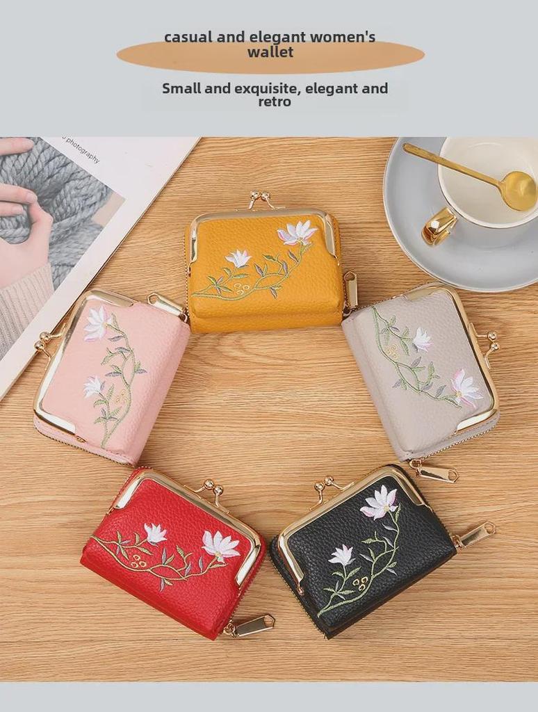 Trendy Mini Student Coin Purse: Stylish Small Wallet with Large Capacity Accordion Card Holder for Women