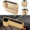 Car Seat Gap Storage Box with Cup Holder Large Capacity Wear Resistant Waterproof Center Console Car Interior Organizer
