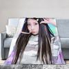 W-Wonhees-S Super Real Me  Plush Blanket Child  Flannel Throw Blanket  Soft Warm Custom DIY Quality Bedspread Gift Idea