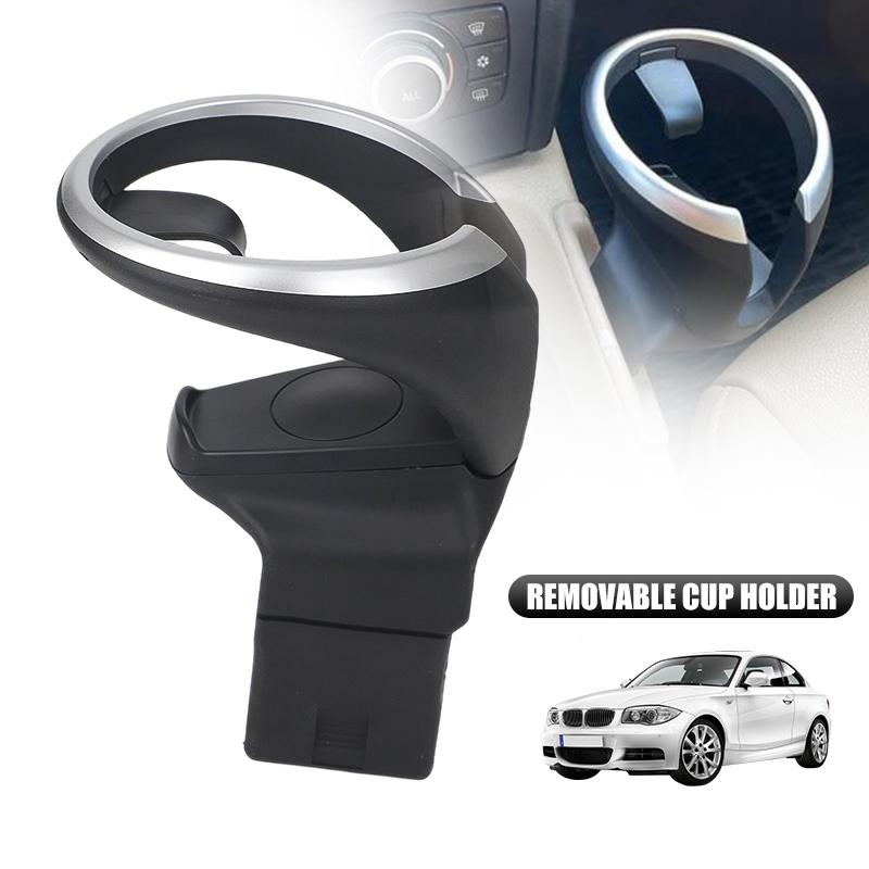 Black Cup Drink Holder For BMW 1 Series 135i 128i X1 E82 E84 E88 E81 E82 E82e E87 E87N 51160443082 51169144632 51169122655