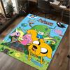 Adventure Time Friendship Home carpet Office Decorative Carpet For Living Room Bedroom Door Mat Floor Rug Computer Chair Area Rug