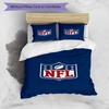 NFL Game Day Design Bed Bedding Set 1 Duvet Cover + 2 Pillowcases Soft Breathable Household Bed Linens