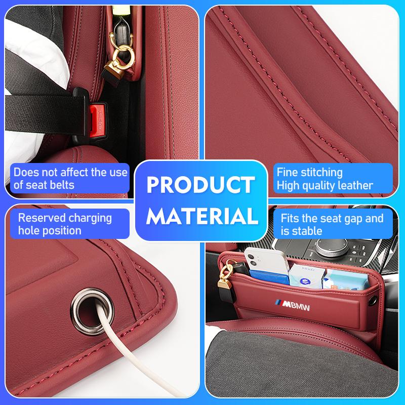 Car Seat Multifunctional Gap Case Seat Phone Key Storage Box For BMW E84 E87 E90 E91 E92 E93 F10 F20 F30 F40 F15 F25 F26