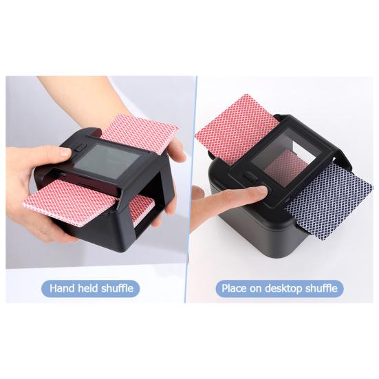 Yousheng Автоматический тасовщик карт 2000 мАч Type-C перезаряжаемый тихий электрический покерный карточный дилерский аппарат инструмент для раздачи карт оборудование для казино