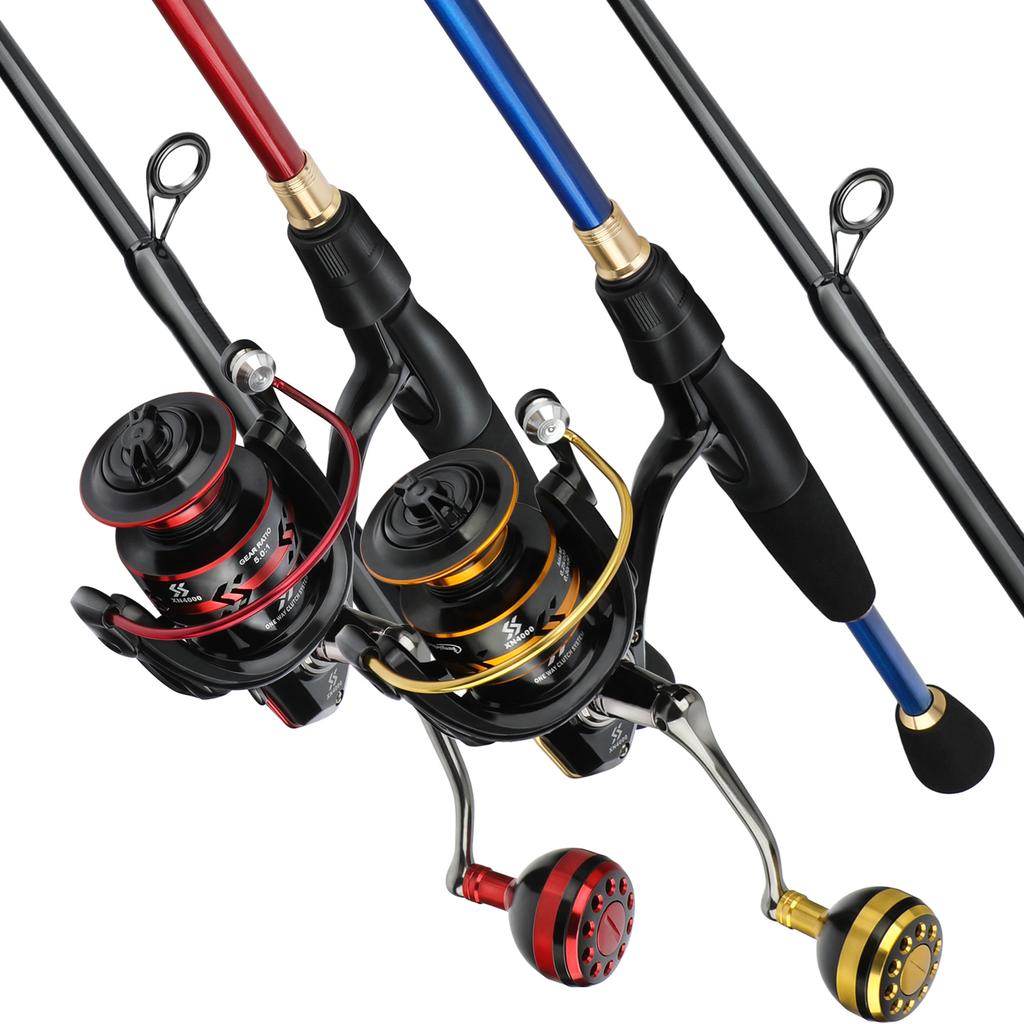 Telescopic Fishing Rod 5.0:1 Speed Metal Spool Fishing Reel Bass Freshwater Saltwater Outdoor Travel Fishing Tackle Rod Combo