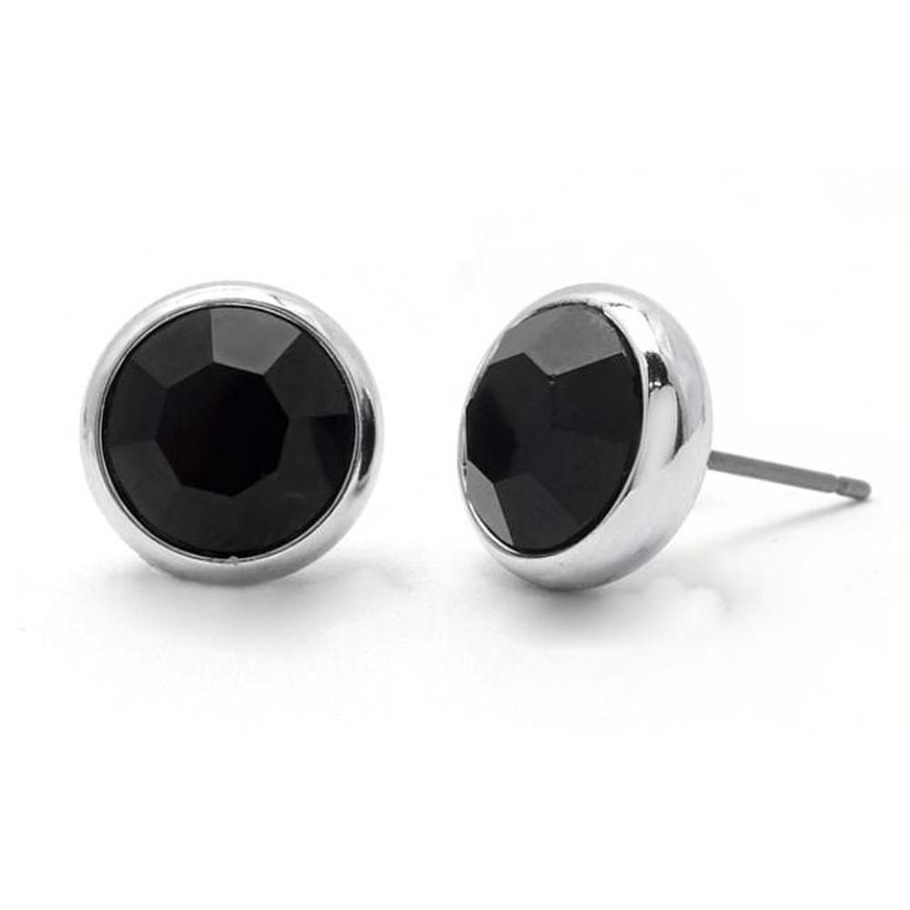 E385 Earrings - Black