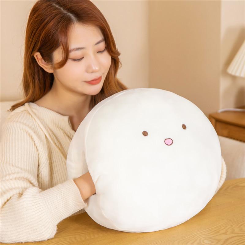 Главная Подушка Подушка Украшения Милый Мультфильм Креативный Осьминог Шарики Веселая Плюшевая Кукла Игрушка Спящая Удобная Подушка Женская