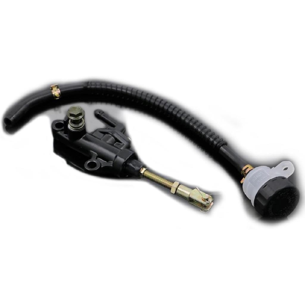 Motorcycle Rear Foot Brake Master Hydraulic Cylinder Pump With Reservoir For YAMAHA TZR250 FZR250 YZF R1 R6 1998 1999 2000 2001 2002 2003 2004 2005