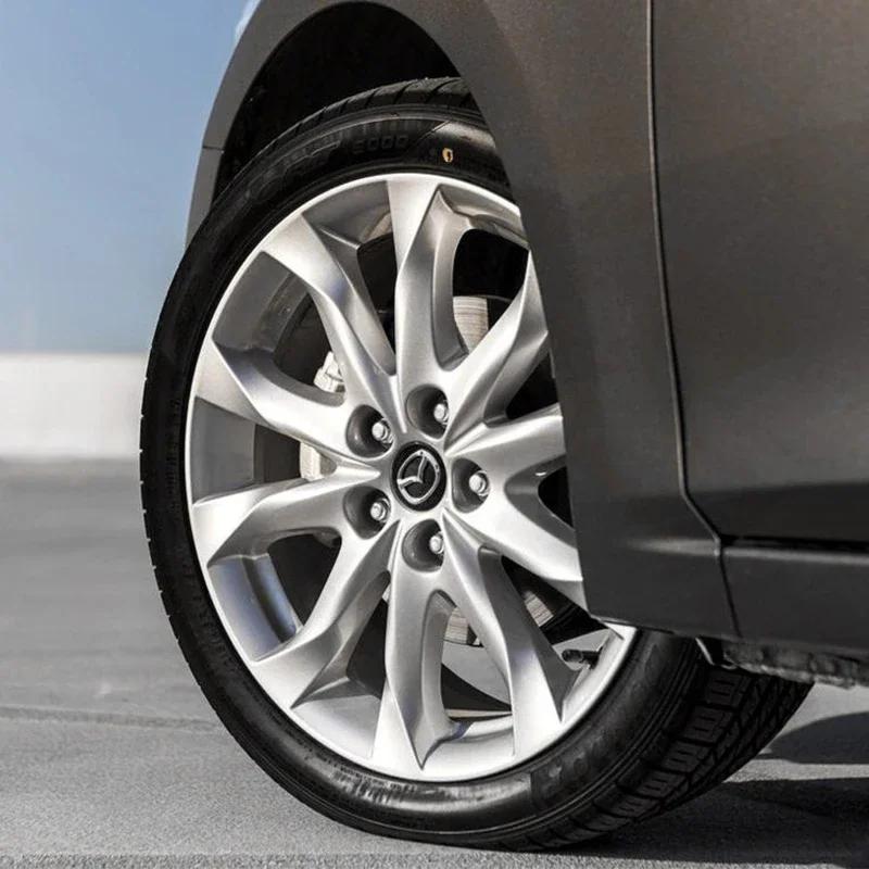 Для Mazda 4 шт. 56 мм Автомобильный значок Колпак колеса Ступицы Колесные диски Декоративные аксессуары для автомобиля Для Mazda 5 6 323 626 RX8 7 MX3 MX5 Atenz