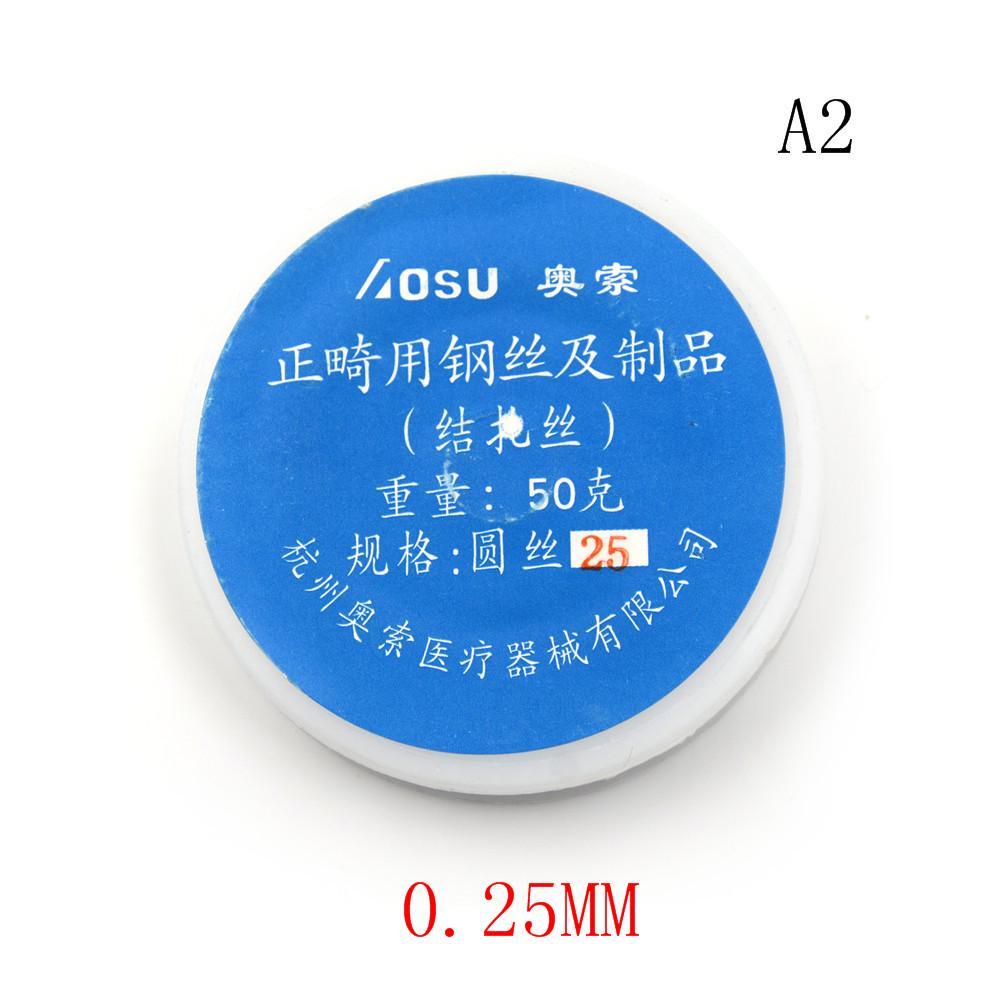 Стоматологическая проволока из нержавеющей стали 0,2-0,5 мм, ортодонтические инструменты