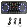 V300 Pro Sound Card Bluetooth-compatible  Audio Interface Mixer DJ Digital Effect Noise Reduction Console USB Record For Singing