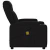 Massage Relax Chair Black Fabric