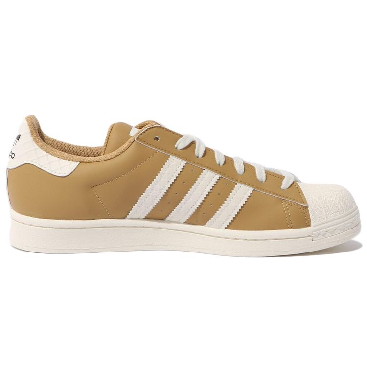 adidas Оригинальные кроссовки Superstar Casual с низким верхом, унисекс, светло-коричневые HP7830