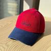 Korean-style simple large-head circumference baseball cap for women, new autumn model with letter embroidery, soft top, casual and versatile,