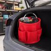 Outdoor Cleaning Tool Bag Foldable Storage with Handle & Drawstring, Waterproof Oxford Cloth Pouch Wear-resistant Organizer Multi-Pockets, Large Tools