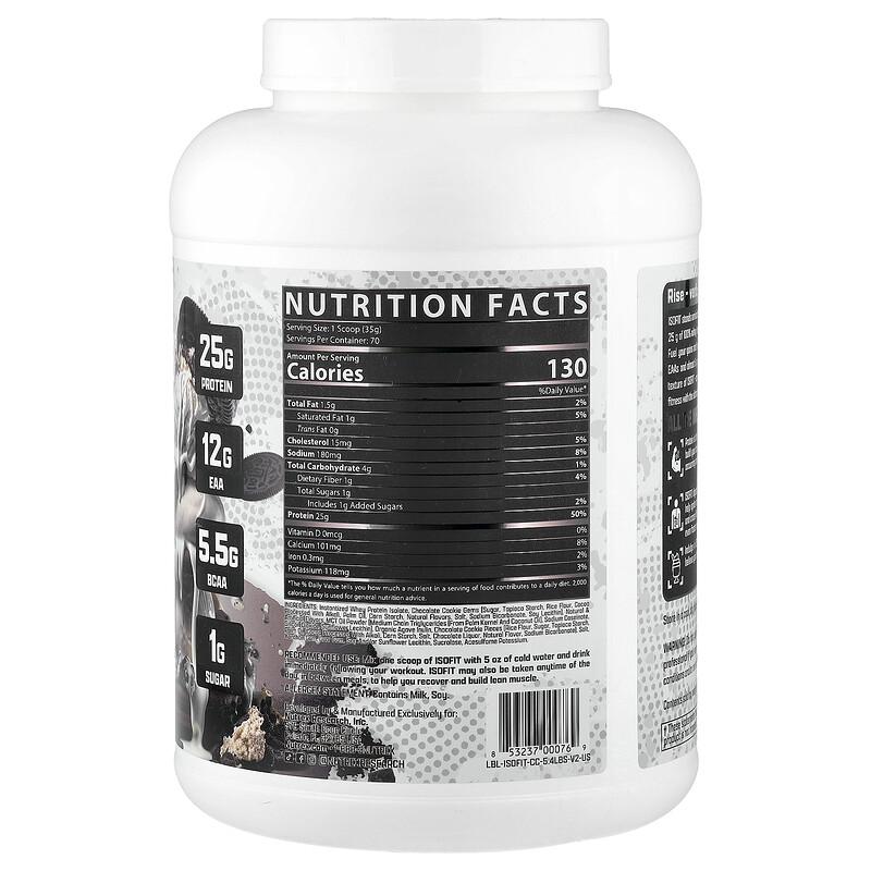 IsoFit® Protein, Cookies & Cream, 5 lbs (2,450 g)