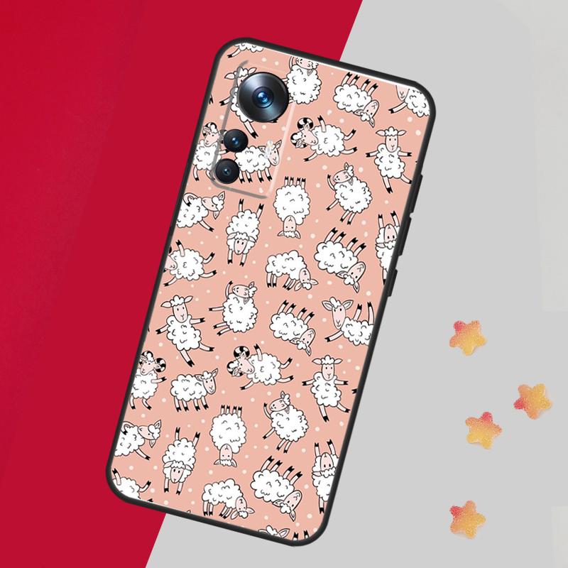 Милый Чехол-Овечка Для Xiaomi 14T Pro 11T 12T 13T 13 14 15 Ultra Чехол Для POCO F7 F6 F5 X3 X5 X6 X7 Pro