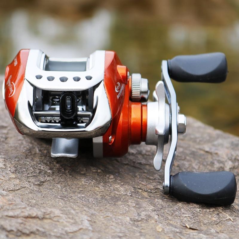 Катушка для приманки с магнитным тормозом, левая и правая фидерные катушки