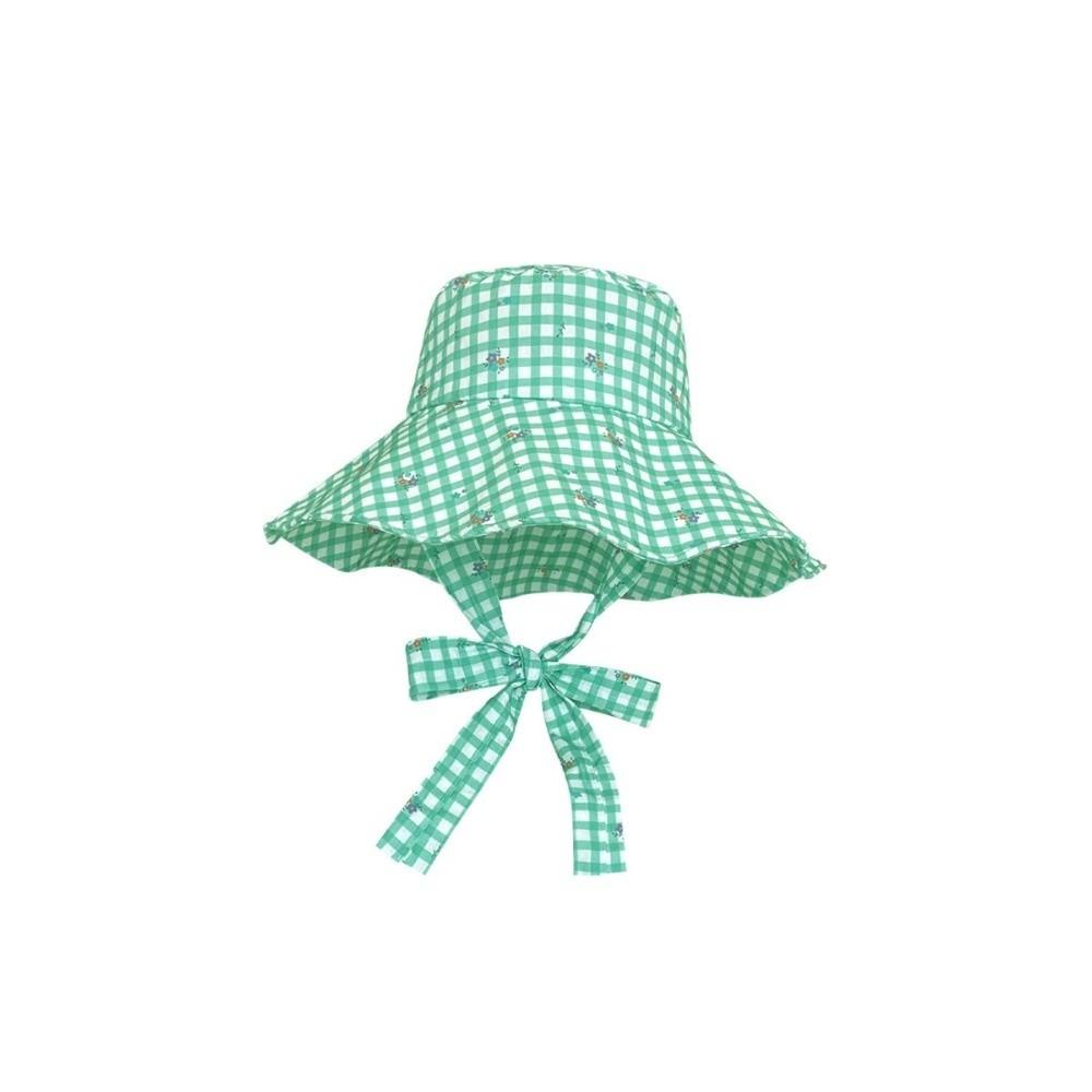 Wide-edged Bucket Hat Lace-up Sunscreen Hat Sweet Summer Cap  Women