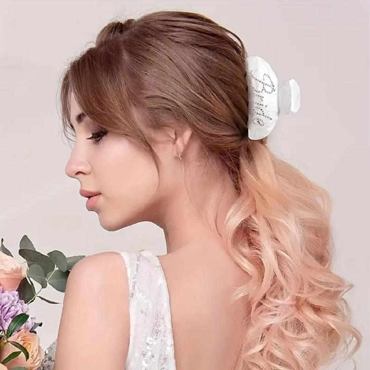 Роскошный хрустальный зажим-коготь для волос для невест и особых случаев Акриловый дизайн Фотореквизит