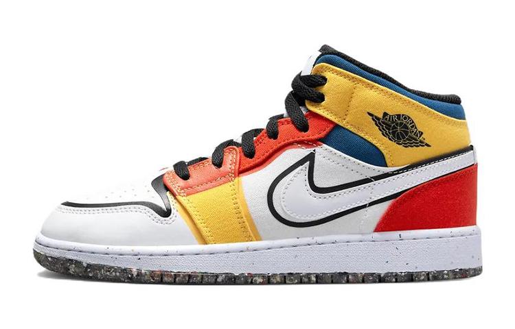 Jordan 1 Средний разноцветный холст GS DV1316-100