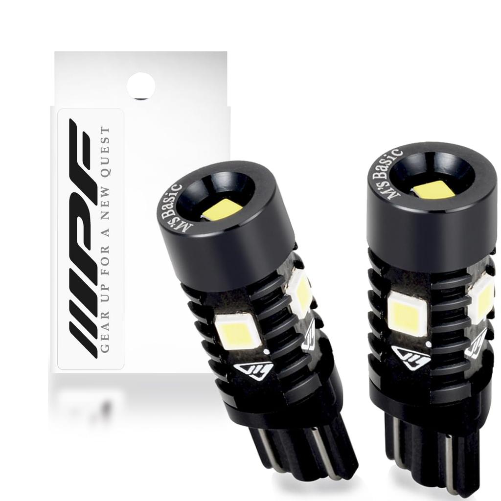 M's Basic by IPF AMZ-PL004 Position Lamp, LED for Cars, T10, 450lm, 6500K, White,