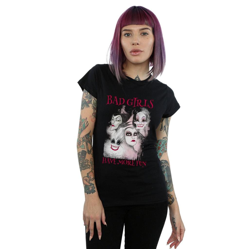 Disney Womens/Ladies Bad Girls Have More Fun Cotton T-Shirt