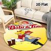 Bibi Tina Round Area Rug Carpet Rug For Living Room Bedroom Sofa Playroom Decor Nonslip Floor Mat