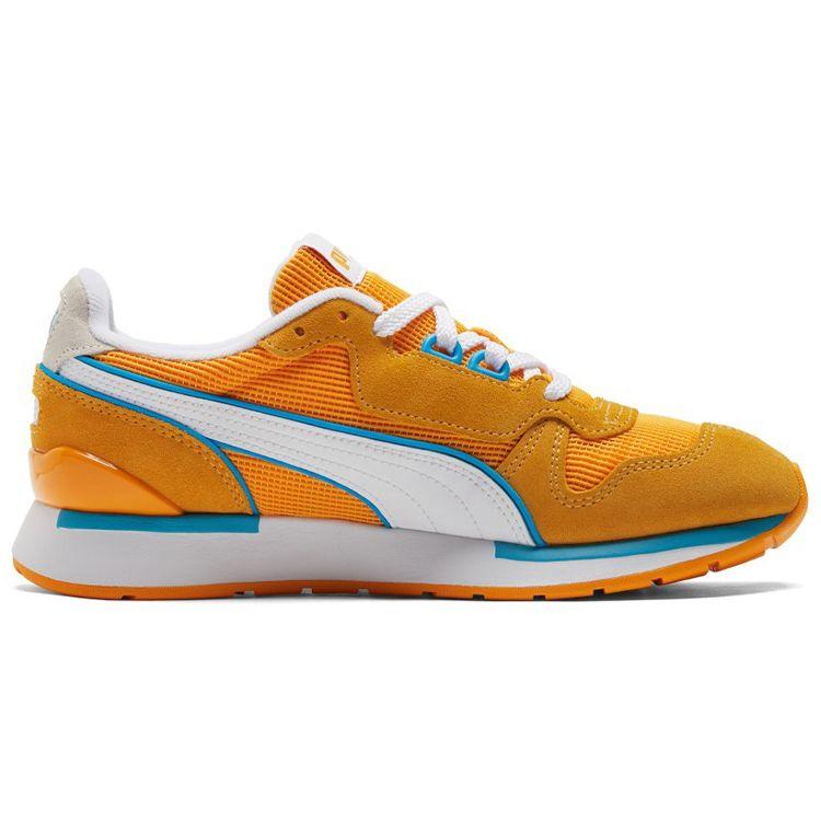 Puma Space Lab Contrast Shock Absorbing Non-Slip Low-Top Sports Casual Shoes Unisex Sneakers Chrysanthemum-Yellow 383591-02