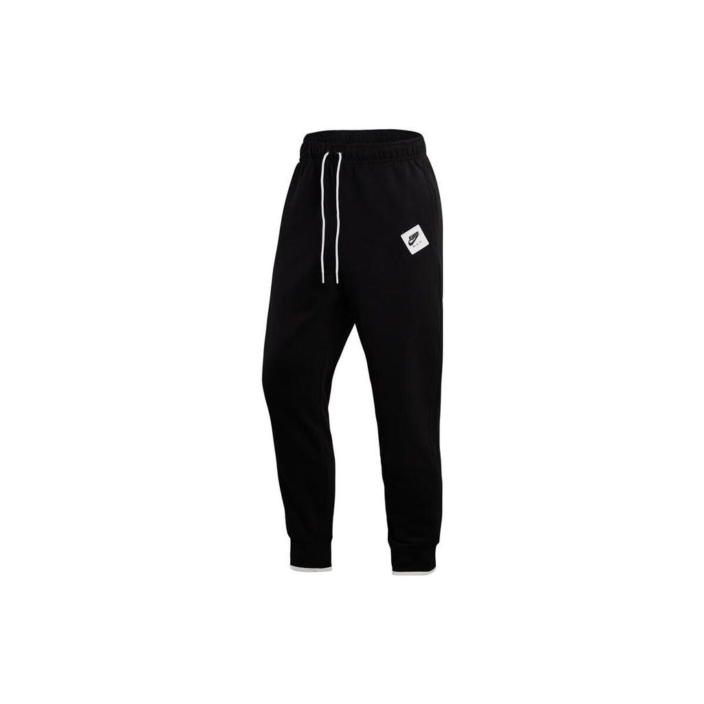 Jordan Мужские вязаные спортивные штаны Jumpman Черные с умеренной манжетой DV4528-010