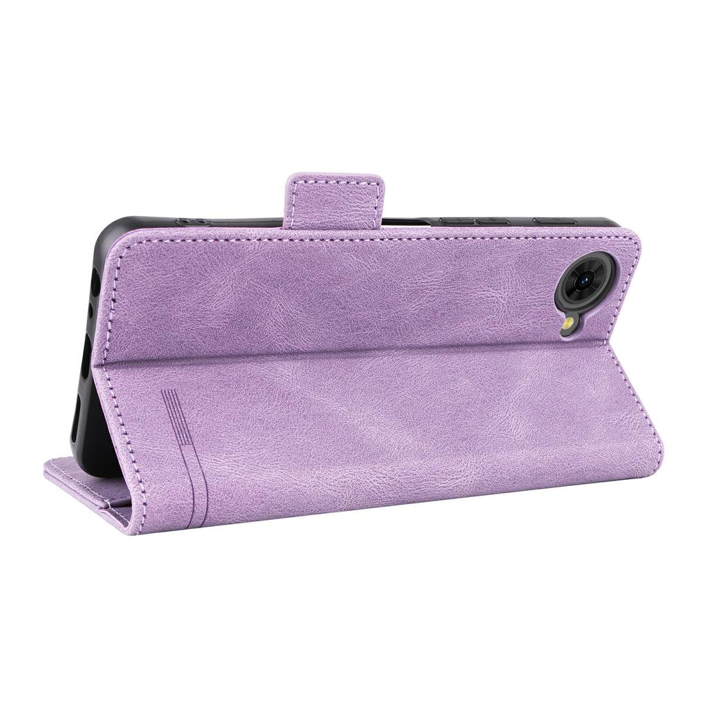 Phone Case for ZTE nubia S2R / S2e / S2 Lite Leather Wallet Flip Phone Cover with Hardware Decor