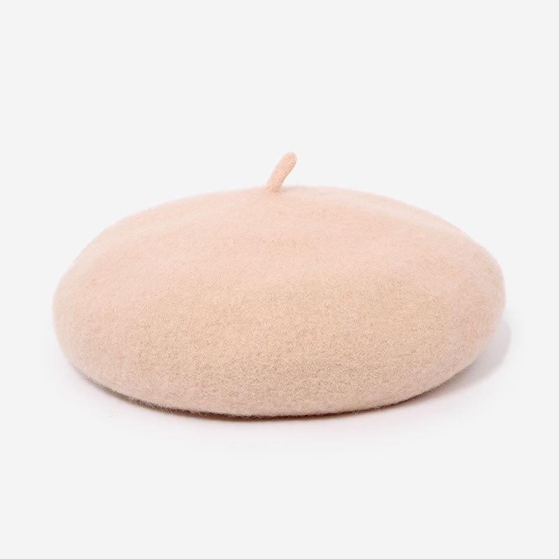 Женский шерстяной берет, цвета в ассортименте