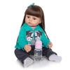 55 см кукла Bebe Reborn для маленьких девочек, розовая принцесса, очень мягкая силиконовая красивая кукла для всего тела, настоящая сенсорная игрушка, подарки