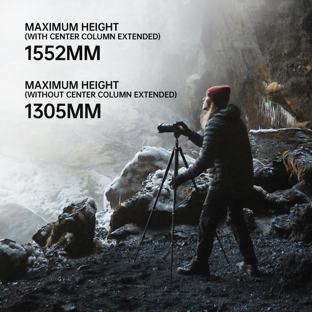 FALCAM TreeRoot Quick Lock Travel Tripod (R141K-320P)-T00A4301