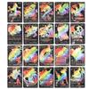 55 Pcs ( 5GX+3Vstar+47V-max)  Rainbow Gold Foil Assorted Cards, GX V-star V-max Charizard Card  Card Set Children's Birthday Gift Card Collectors