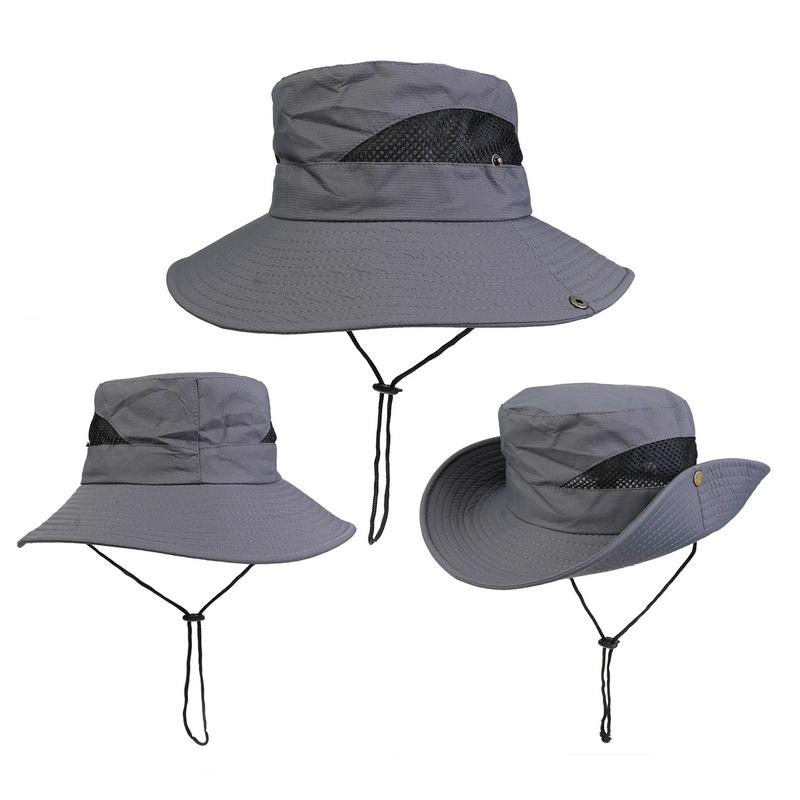 Шляпы от солнца для мужчин, складная шляпа-ведро с широкими полями, защита от ультрафиолета для женщин, сафари, велоспорт, рыбалка, пляжный отдых, пеший туризм, скалолазание на открытом воздухе