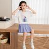 Tangshi Girls' 2026 Summer Short Sleeve Two-Piece Set