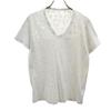 MARTIN MARGIELA Футболка с коротким рукавом и V-образным вырезом S Серая Женская Б/У