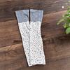 Thin Floral Leg Warmers Floral Pattern Mid Calf Socks New Floral Leg Socks  Women Daily Wear