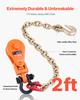 2 Ton Snatch Block Chain Flatbed Tow Truck Rollback Car Carrier Cable