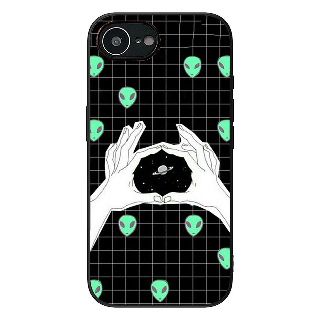 Cover for Apple iPhone 17 16 14 15 Pro Max Plus 15+ 16E XR ProMax Air 16+ Phone Case Alien Universe Galaxy Space Astronaut Star