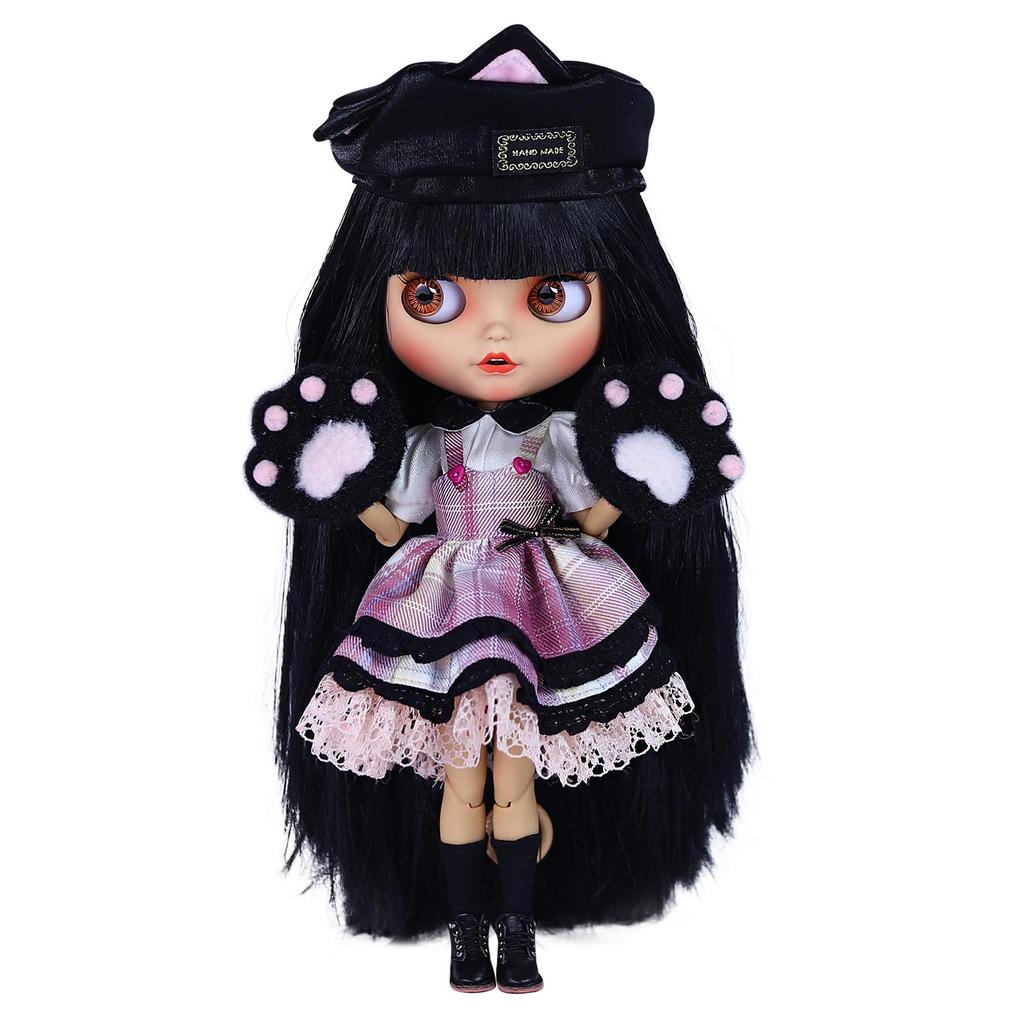 Кукла ICY blyth 1/6, кукла BJD, шарнирное тело, коричневая кожа, матовое лицо, 30 см, игрушка в подарок, аниме для девочек SD