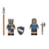 Collection of Medieval Soldier Building Block Toys