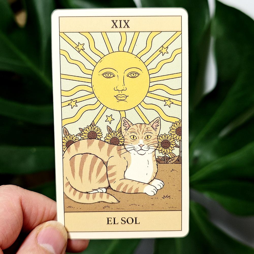 10,3*6 см колода Таро «Кошки правят Землей» из 78 карт для испанского издания «Одержимые кошками»