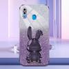 For Samsung Galaxy A20/A30 Case Lovely Rabbit Pull-out Kickstand Bump Protection Phone Cover